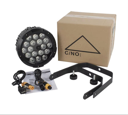 6Pcs LED 18X18W 6In1 Waterproof Par Lighting RGBWA+UV Lamp Strobe Dimming Effect