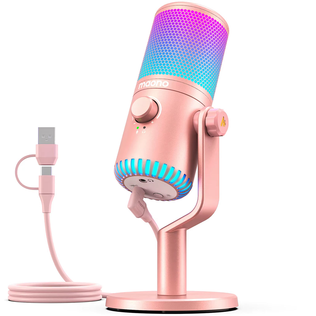 Maono DM30 Usb/Type-C Microphone for Phone PC, Podcasting, live Streaming and Gaming