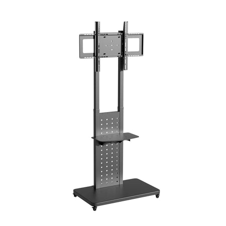 Heavy Duty Mobile TV Floor Stand Support Rotate Vertically & Horizontally