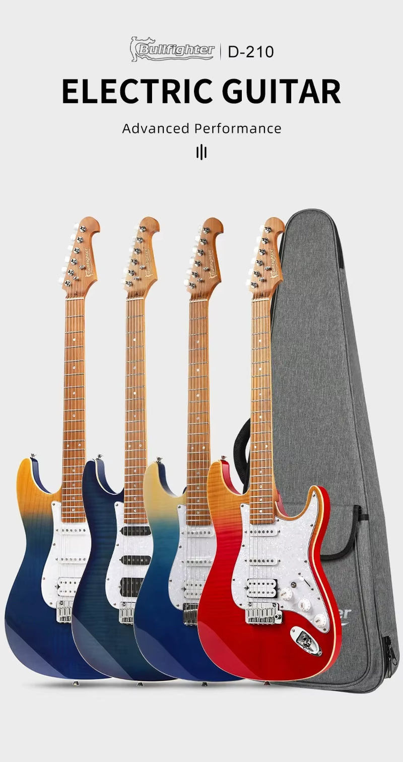 Colourful Electric Acoustic Guitar 6 Strings High Quality