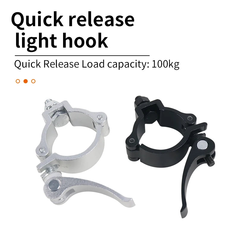 10Pcs Heavy-Duty Aluminium Alloy Stage Light Hooks 48-52mm/28-32mm Diameter 