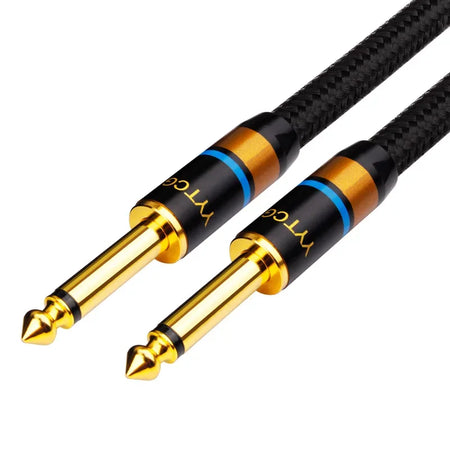 1/4" Jack 6.35Mm Male to Male HIFI MONO Cable with Copper Plated Plug