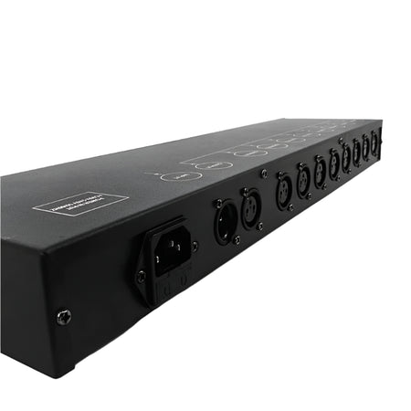 DMX512 Splitter Light Signal Amplifier 8 Output Ports for Stage Signal Splitting