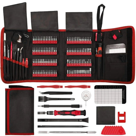 Precision Screwdriver Set 142 in 1 Magnetic Repair Tool Kit with 120 Torx Phillips Hex Bits