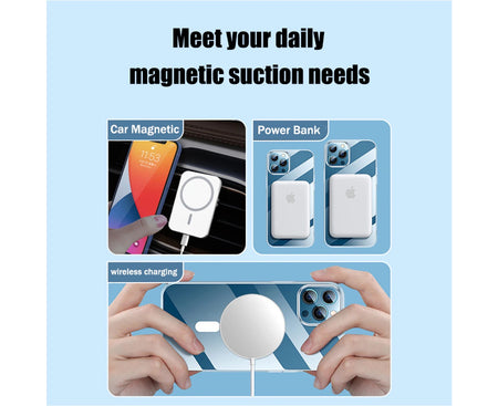 2022 for Iphone 14 Pro Max Magnetic Wireless Charging Clear Case Hard Acrylic Cover for Magsafe
