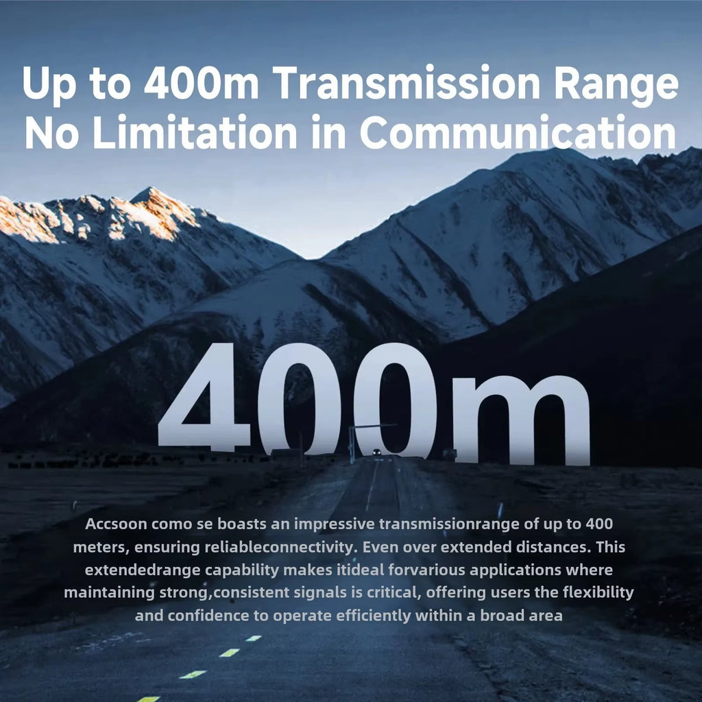 Accsoon Como SE MIC03 1V4 Full-Duplex Wireless Intercom Headset System