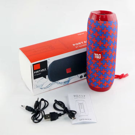 TG117 Portable Wireless Bluetooth Speaker - Dual Bass Sound 