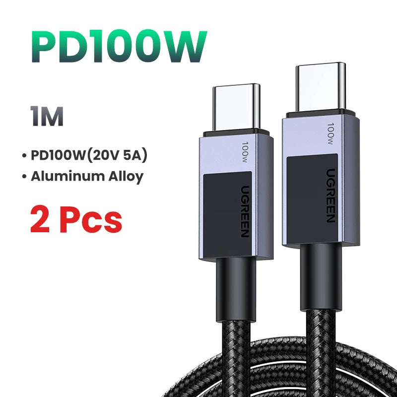UGREEN USB C Cable Type C 100W Fast Iphones Samsung Galaxy 