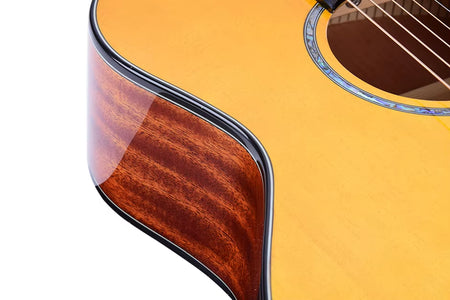40Inch High Quality Acoustic Electric Guitar Solid Spruce Top Wood 