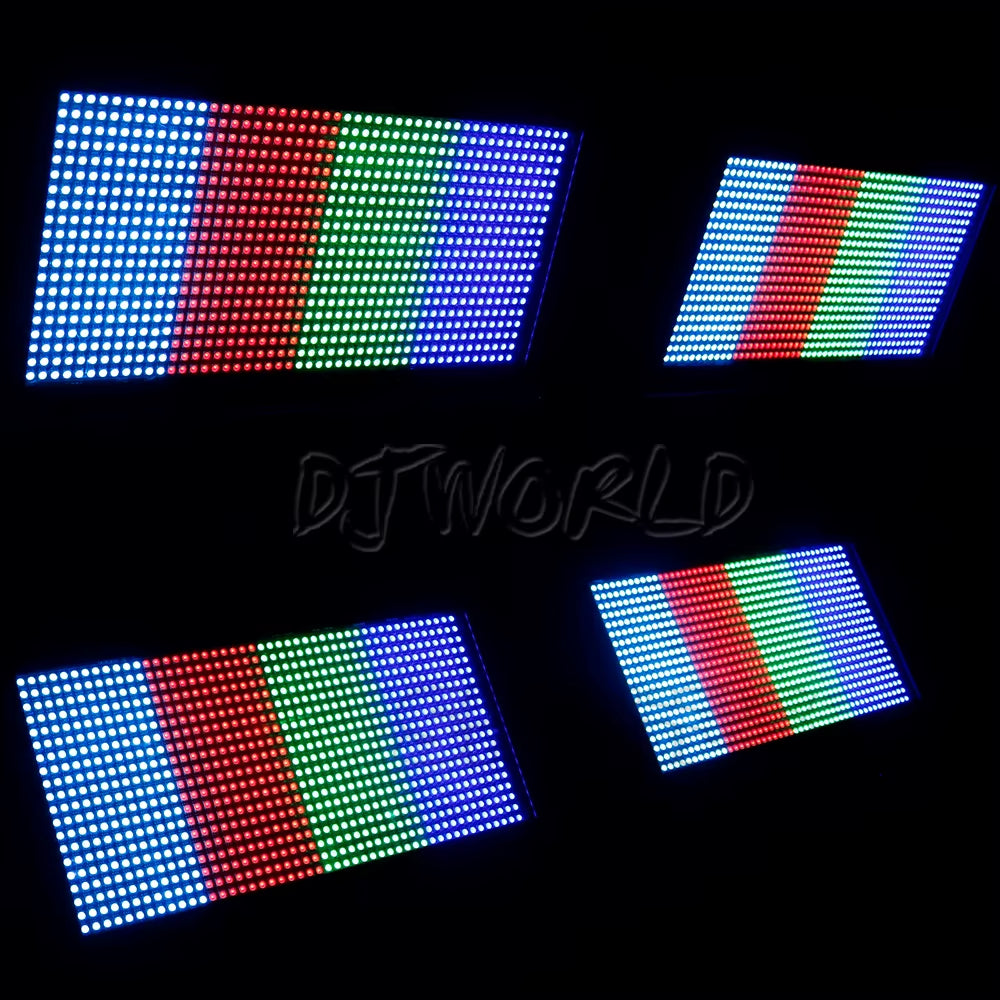 2/4Pcs LED 200W RGB Marquee Strobe Light 960 SMD 5050 RGB LED for DJ Disco Wedding Nightclub