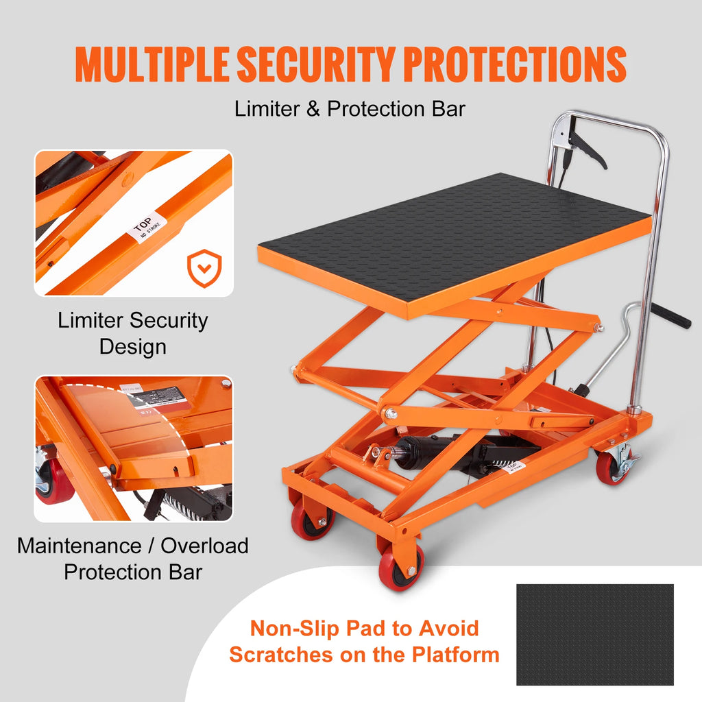 Heavy Duty Double Hydraulic Lifting Platform 
