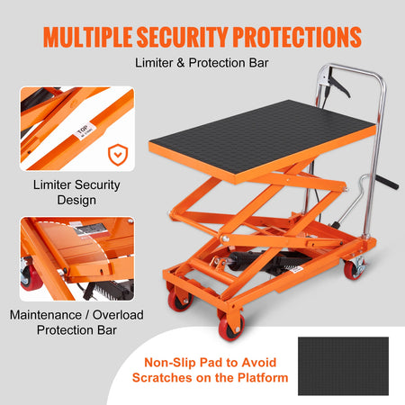 Heavy Duty Double Hydraulic Lifting Platform 