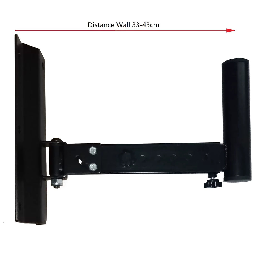 2 Pieces Adjustable Metal Speaker Wall Mounts Brackets 