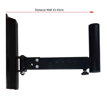 2 Pieces Adjustable Metal Speaker Wall Mounts Brackets 