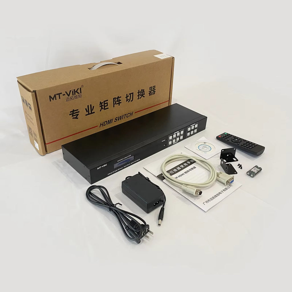 4K 30Hz Video HDMI Matrix 4X4 Splitter 4 in 4 Out