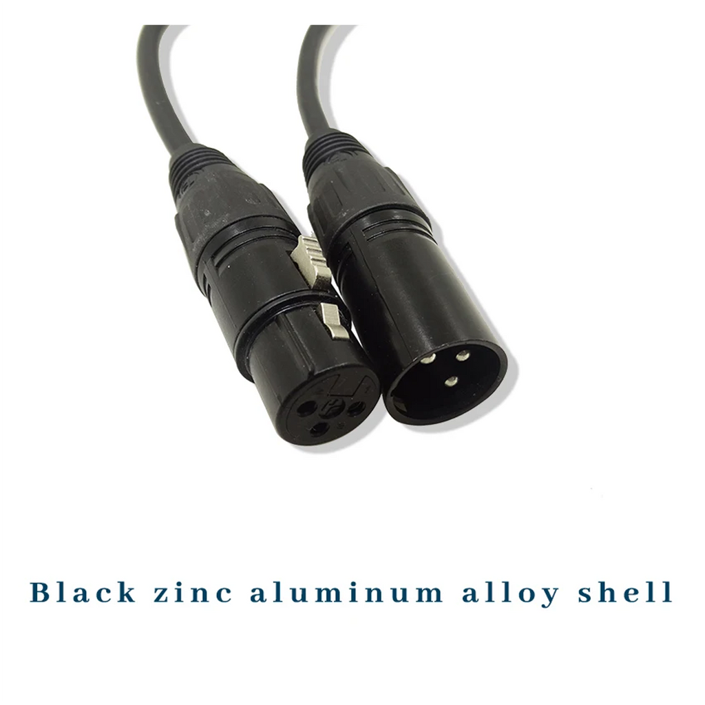 10Pcs  XLR DMX Stage Cable for Stage Lighting