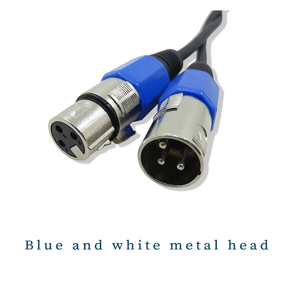 10Pcs  XLR DMX Stage Cable for Stage Lighting