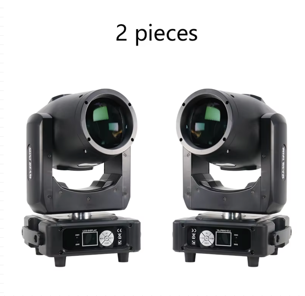 2Pcs 230W 7R Mini Moving Head Light with Option for Flight Case