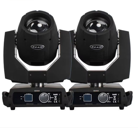 2Pcs 7R 230W Beam Moving Head Light with Flight Case Option DMX512 for Professional Stage Light
