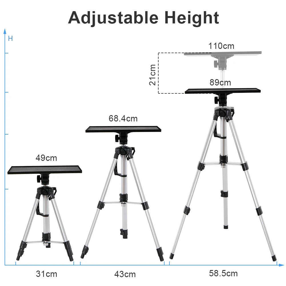 Projector Tripod Stand-Height Adjustable 