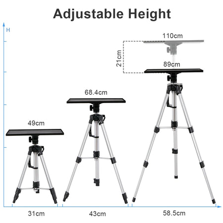 Projector Tripod Stand-Height Adjustable 