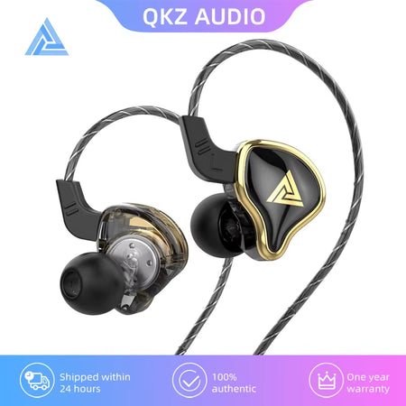 QKZ AK6-Ares Sports In-ear HIFI Wired Control Earphone with Mic with Noise Cancellation