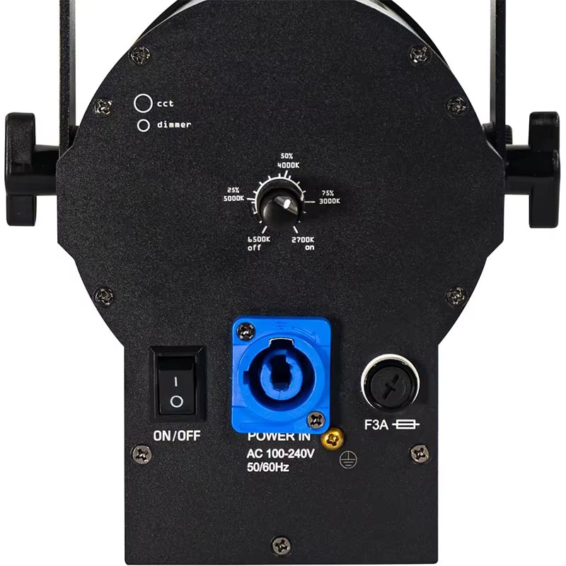 40W Mini LED Fresnel Spotlight - Manual Zoom