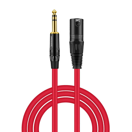 TRS 6.35Mm 1/4 Inch to 3 Pin XLR Balanced Cable