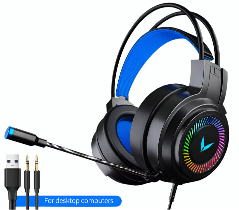 G58 G60 Gaming Headset 7.1 with Mic, LED Light for Computer PC