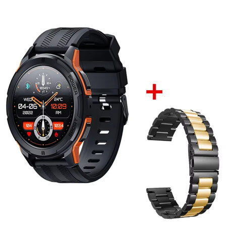 1.43" AMOLED Smart Watch for Men & Women - Bluetooth Calling, Heart Rate Monitor, Fitness Tracker, 1ATM Waterproof
