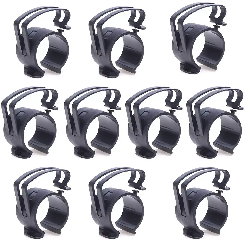 10-Pack Flexible Cable Running Clips for 45-55mm Truss, Stage Lighting
