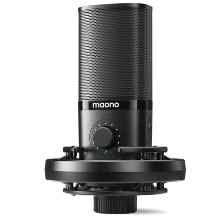 PM450 USB Condenser Microphone. Studio-Mic. Comes with Shock Mount & Software.Ideal for Podcasting Recording.Premium Sound