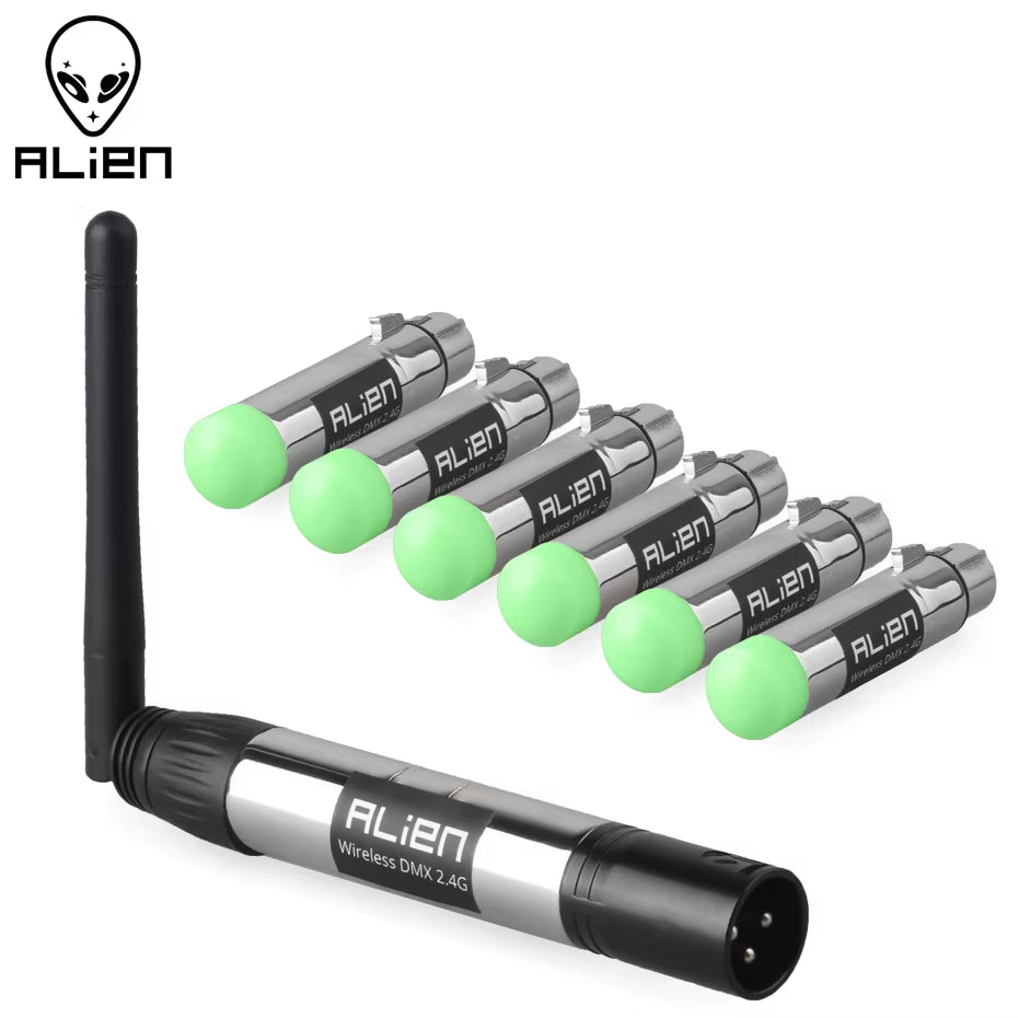 DMX Wireless DMX Transceivers, Wireless Transmitter Receiver for Stage Par light, Moving Head, Laser Lighting