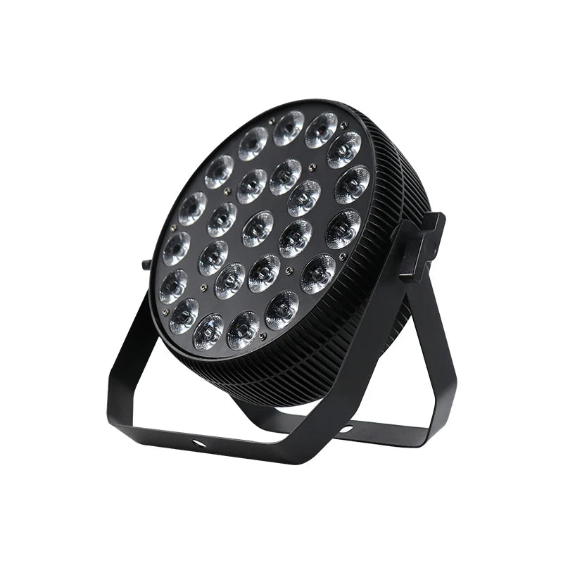 24X18W Dmx Led Par Stage Flat Light RGBWA UV 6In1  4-10Pcs
