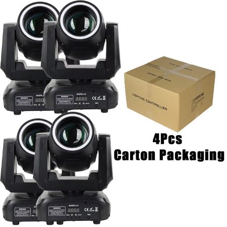 4Pcs MINI 150W LED Moving Head DMX5 Stage Light
