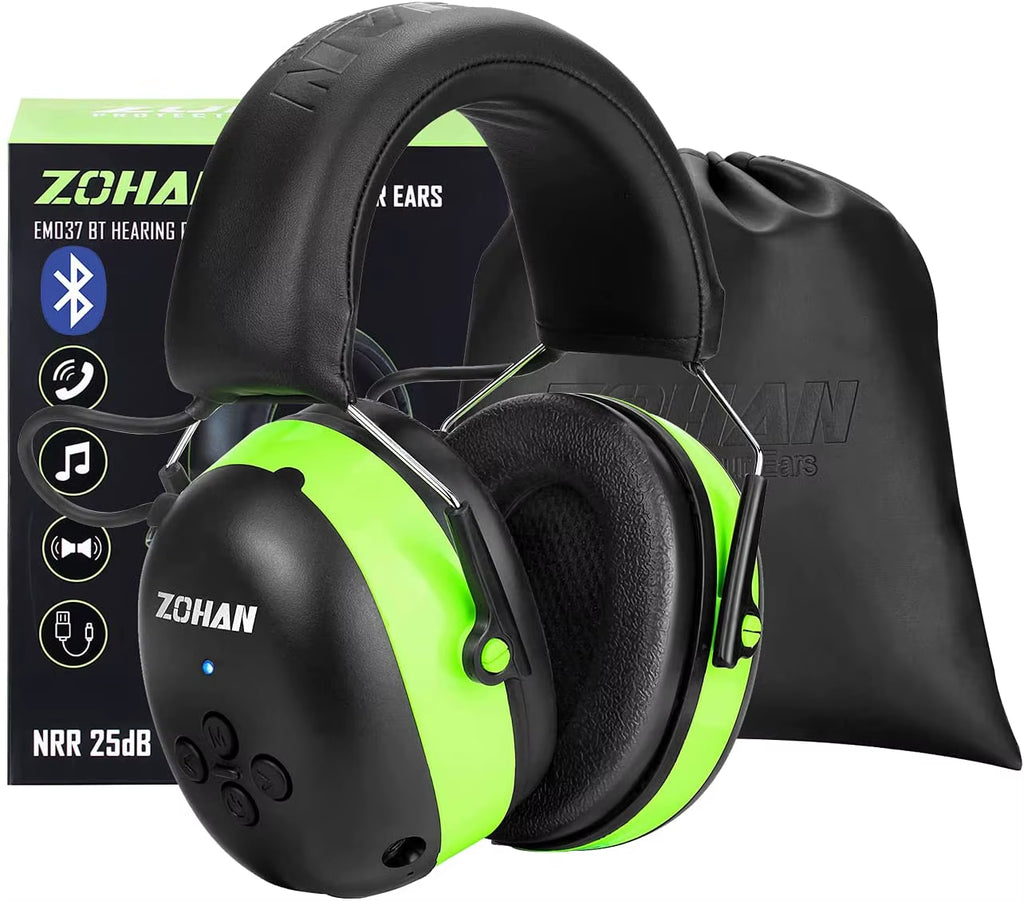 ZOHAN Hearing Protection Bluetooth Headphone Safety Noise Protector 