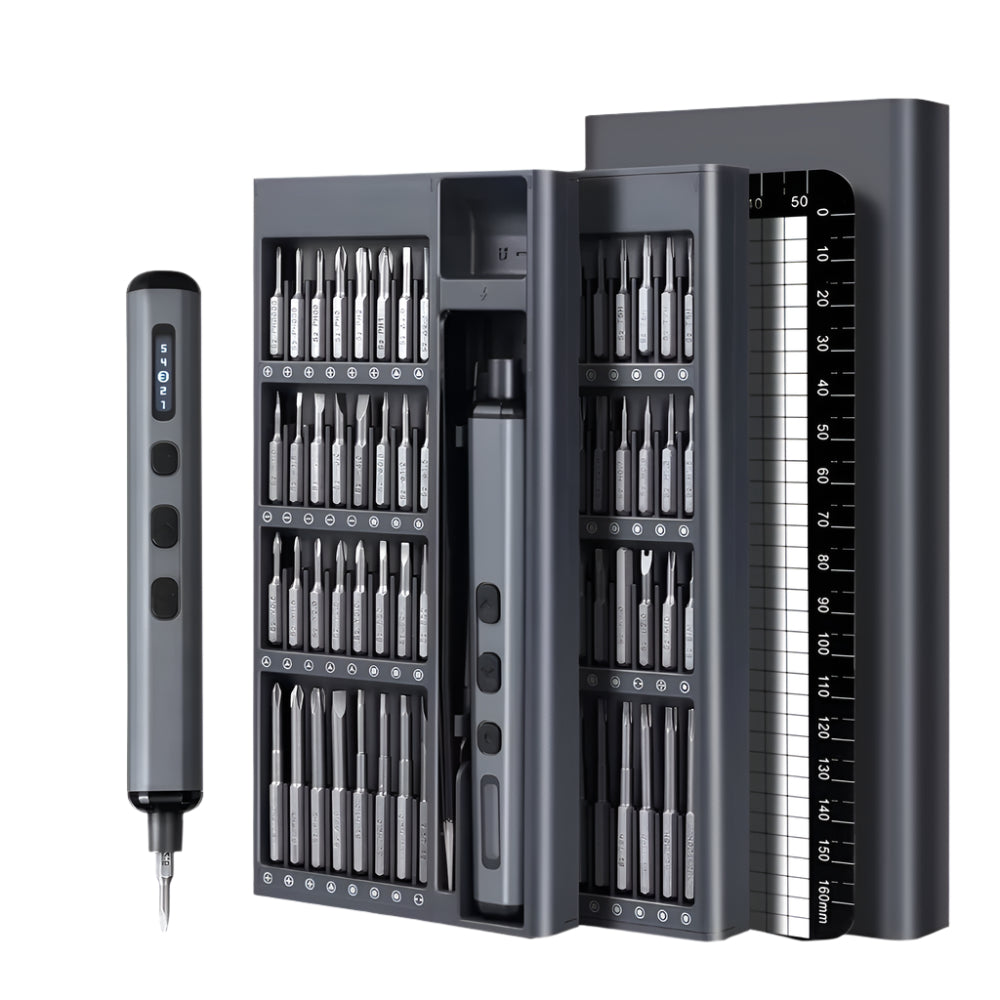 68 in 1 Electric Screwdriver Set 5 Torque Settings Precision Power Tool Magnetic Screw Driver Bits for Iphone Glasses Watch PC
