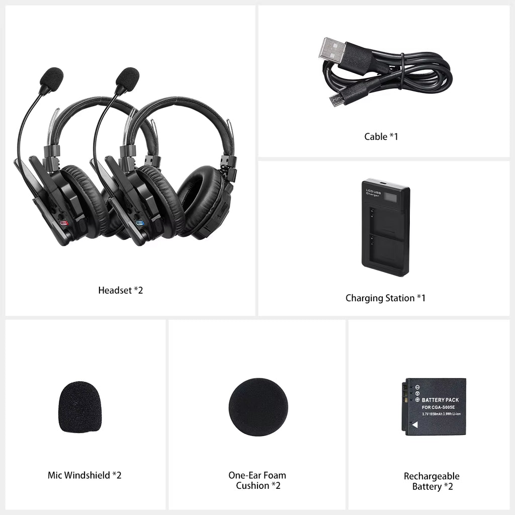 SYNCO Xtalk XMAX X1 X2 X3 X5 X9 X13 Full-Duplex Wireless Headset Intercom System 