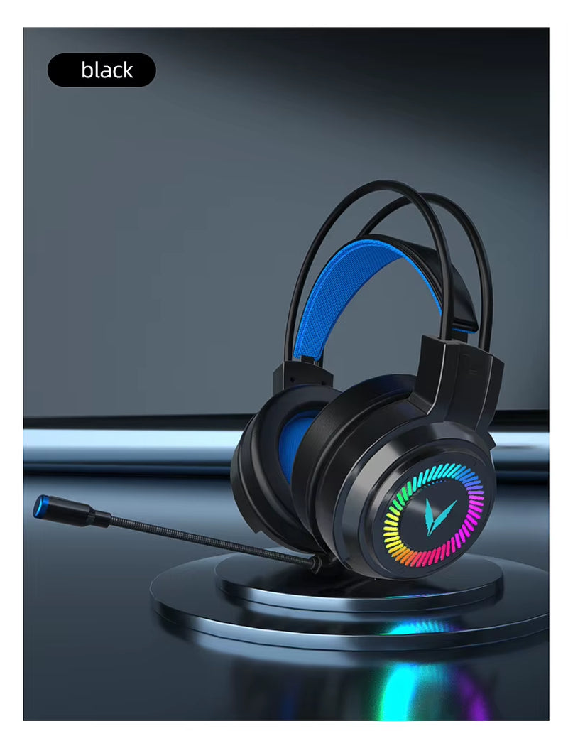 G58 G60 Gaming Headset 7.1 with Mic, LED Light for Computer PC