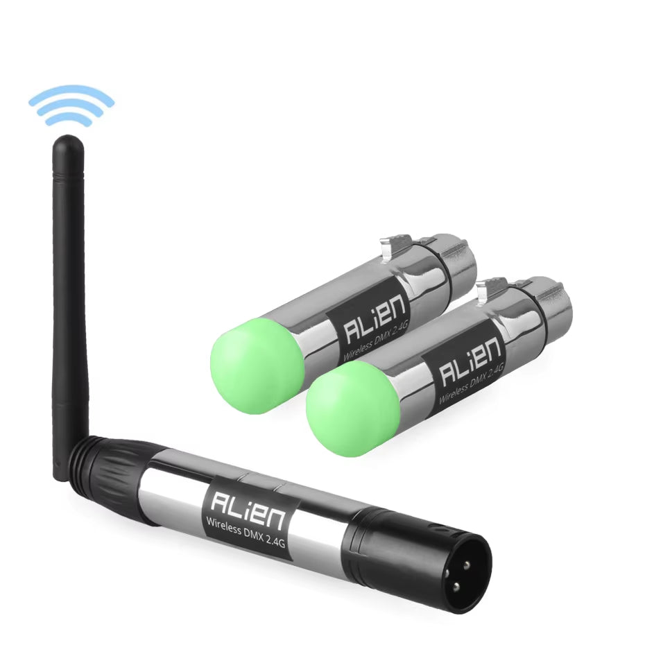 DMX Wireless DMX Transceivers, Wireless Transmitter Receiver for Stage Par light, Moving Head, Laser Lighting