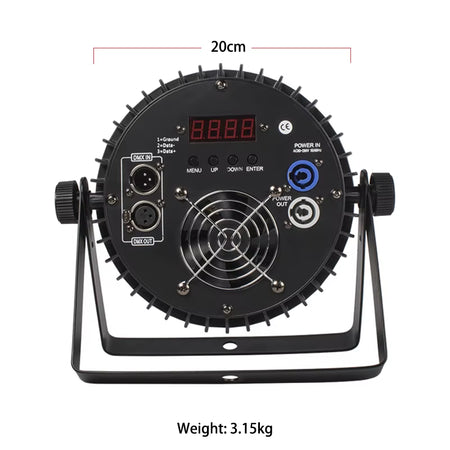 4/6/8Pcs 18X12W 4In1 Led Par Light 18X18W RGBWA UV 6In1 DMX Stage Led Lights with Flight Case Options