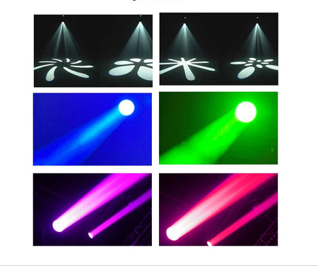 400W DMX Fog Prism Stage Effect LED Beam Zoom Spot Wash Moving Head Light 
