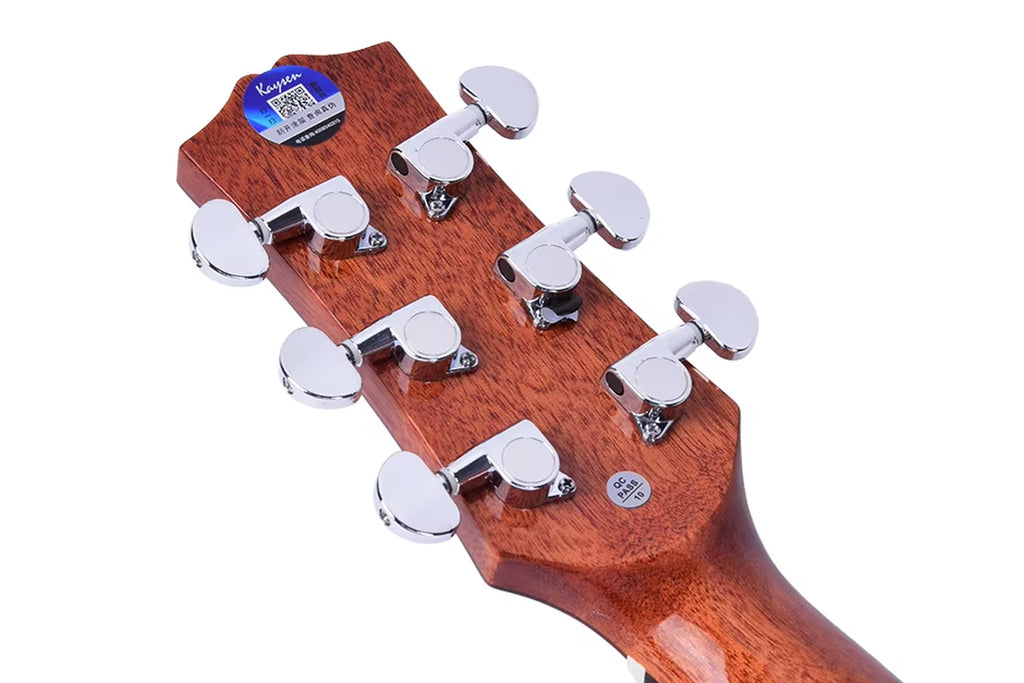 40Inch High Quality Acoustic Electric Guitar Solid Spruce Top Wood 
