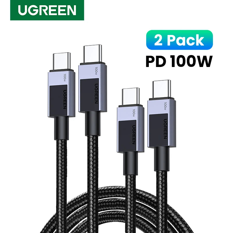 UGREEN USB C Cable Type C 100W Fast Iphones Samsung Galaxy 