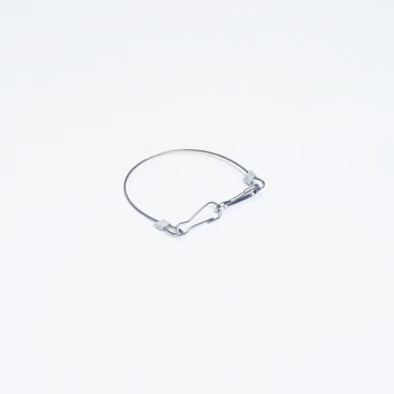 10Pcs High Quality Silver Safety Steel Lock Cable