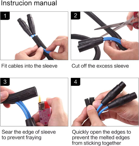 Cord Protector Cable Split Sleeve Sleeving 