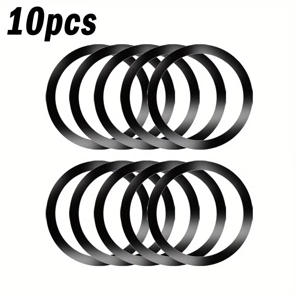10PCS for Magsafe Magnetic Plate Ring  Stickers Support Wireless Charger Metal Plate Sheet for Iphone Samsung Xiaomi