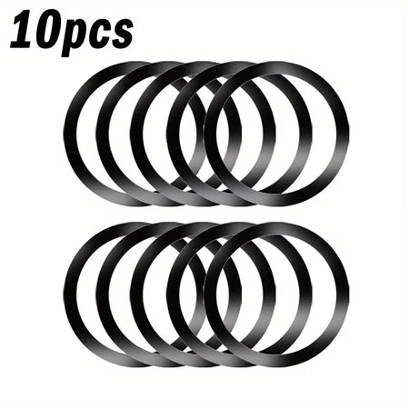 10PCS for Magsafe Magnetic Plate Ring  Stickers Support Wireless Charger Metal Plate Sheet for Iphone Samsung Xiaomi