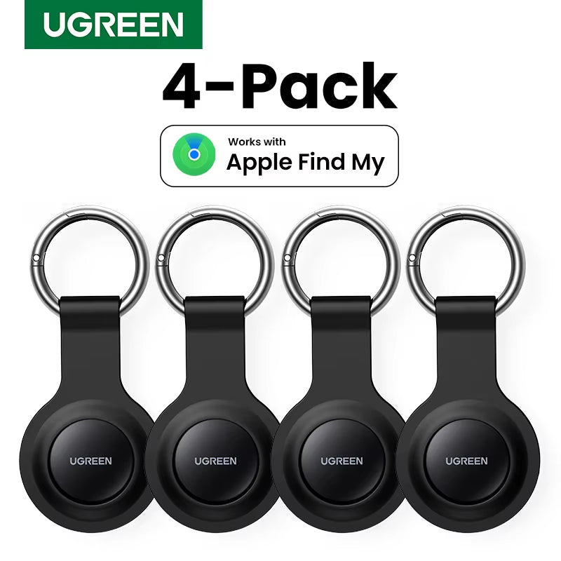 UGREEN Finder Security Smart track Link Tag with Apple Find My Key Bluetooth GPS Tracker for Luggage. Not compatible with Android