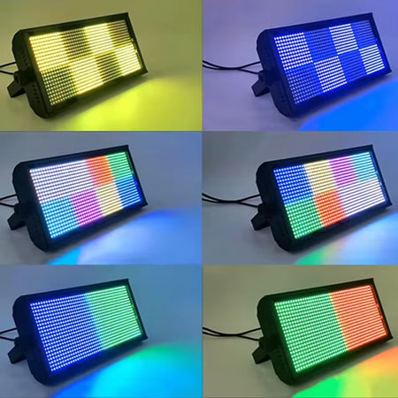 Dynamic RGB Strobe & Wash: 8-Segment LED Dmx512 Strobe Stage Light
